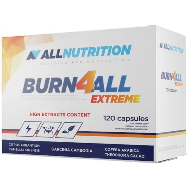 allnutrition - burn4 all extreme - 120 kaps