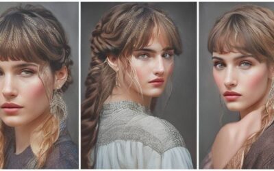 Fryzury z warkoczem i grzywką – propozycje idealne na różne okazje